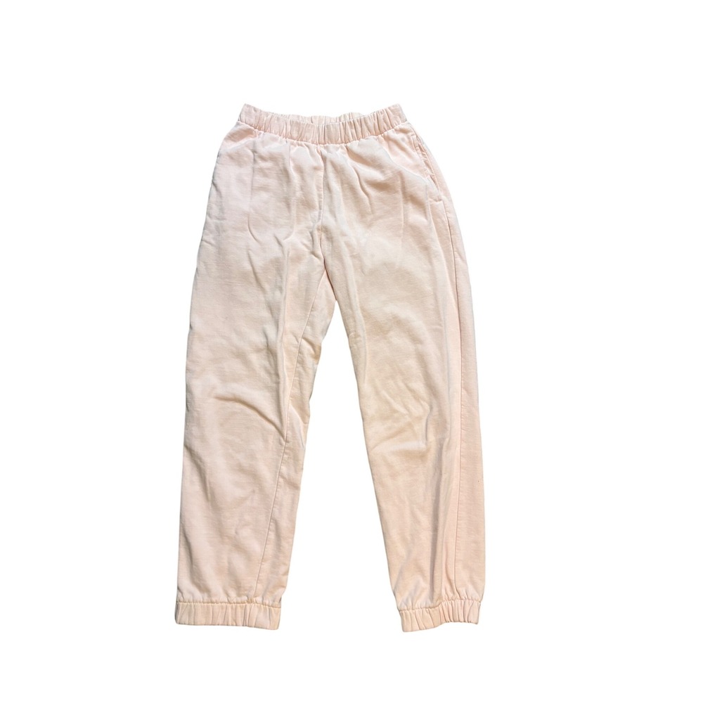 Brandy Melville Pink Sweatpants Womens S/M Elastic Waist Cuffed Joggers